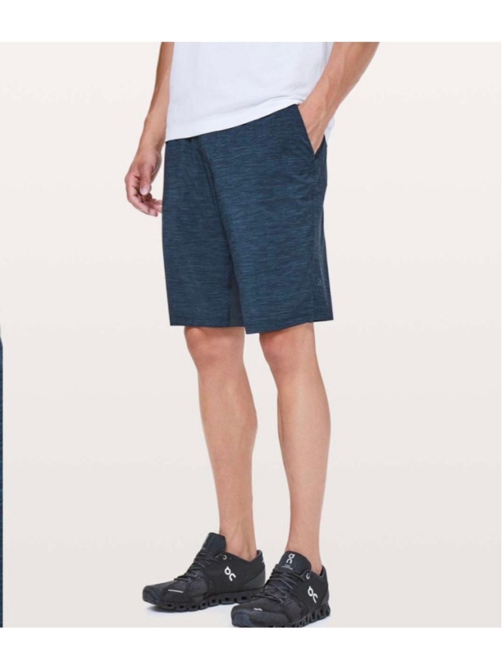 Men's Lululemon T.H.E. Athletic Shorts Small Blue Navy 11” Linerless
